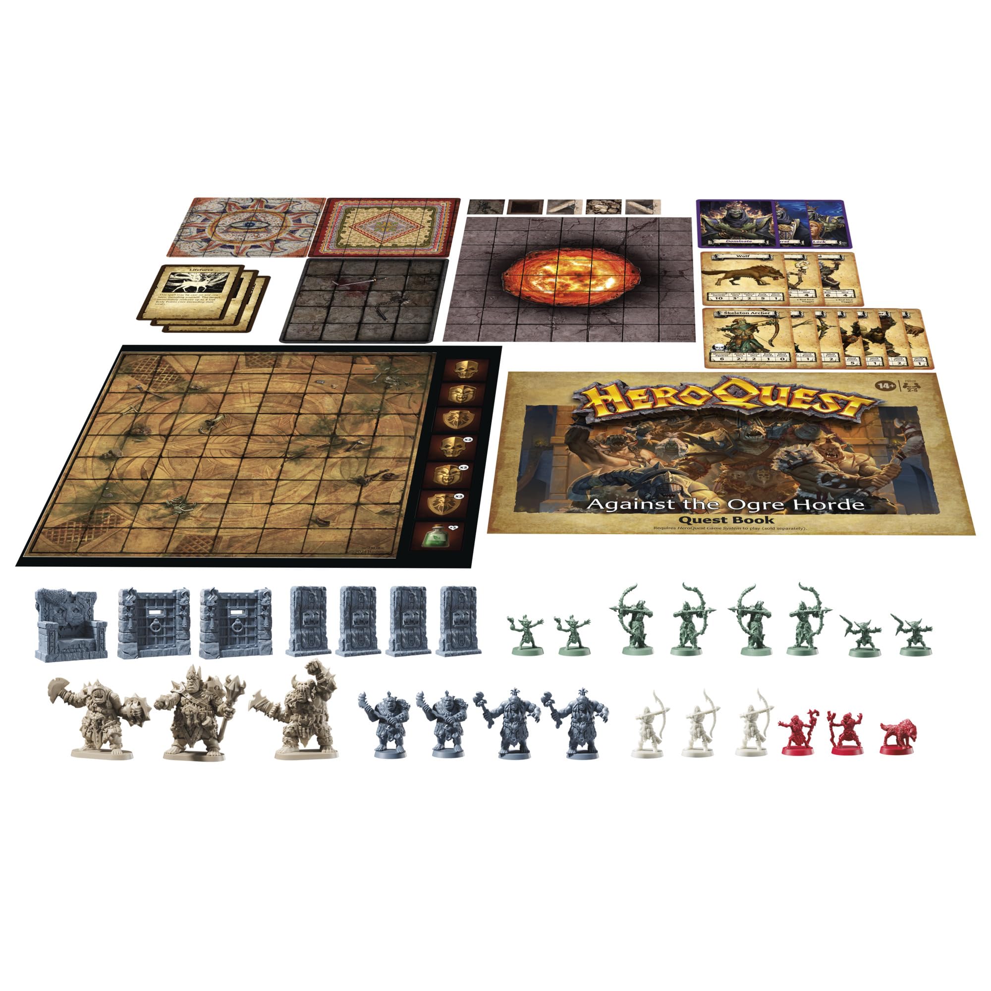 Avalon Hill Heroquest Against The Ogre Horde Quest Pack | Roleplaying Game | Ages 14+ | 2 to 5 Players | Requires HeroQuest Game System to Play, Multicolor, Pack 1 - Image 13