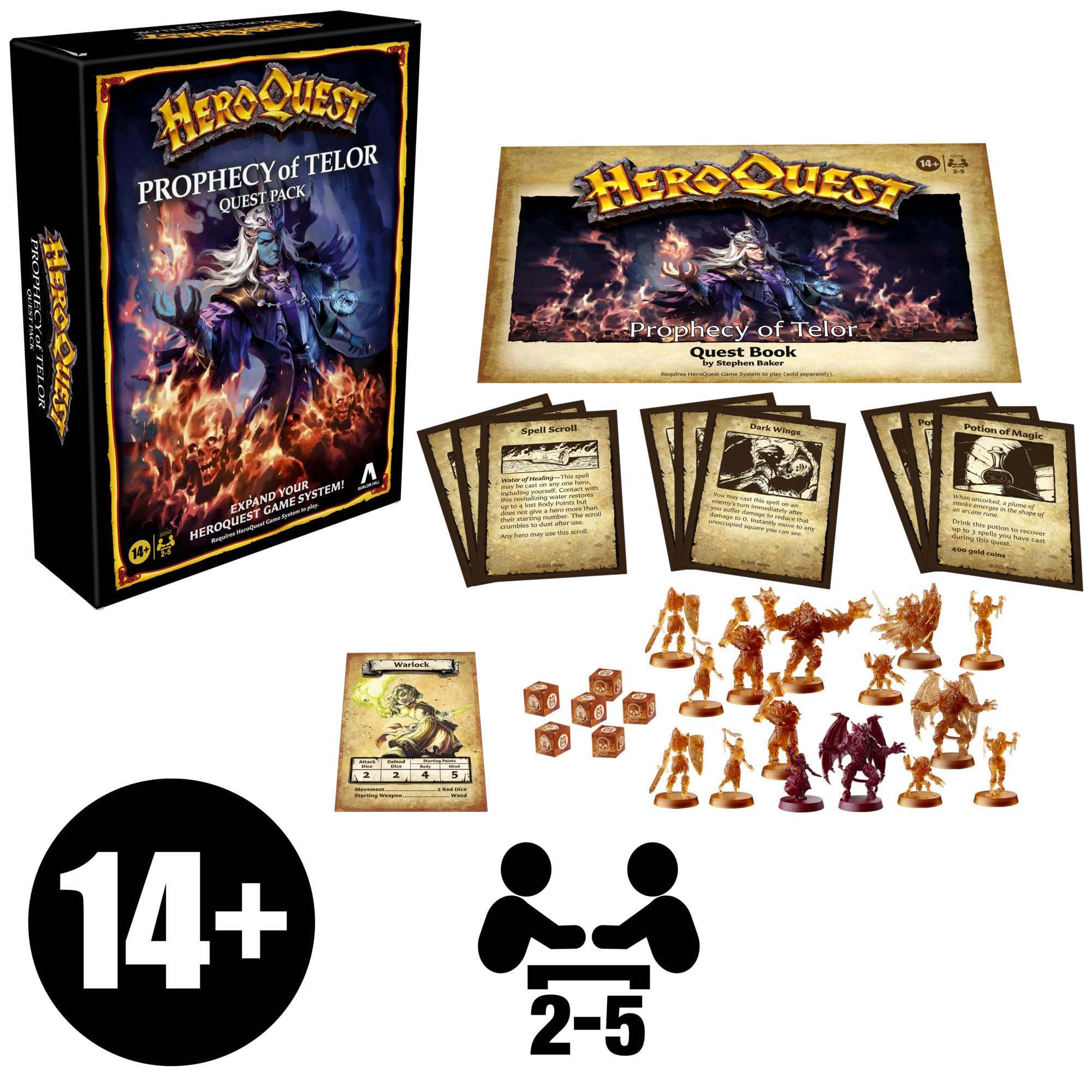 Avalon Hill HeroQuest Prophecy of Telor Quest Pack, Requires HeroQuest Game System to Play, Dungeon Crawler Games, Ages 14+, 2-5 Players, Strategy Games - Image 12