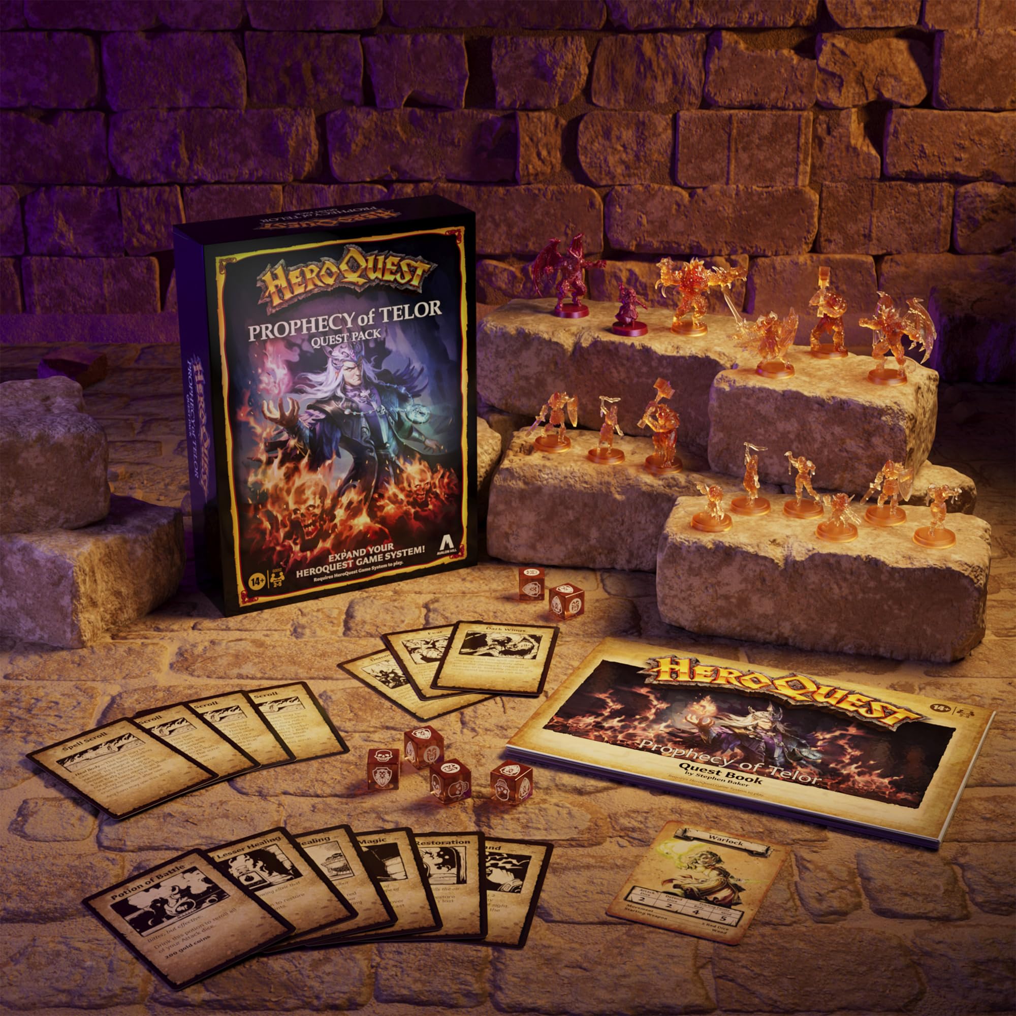 Avalon Hill HeroQuest Prophecy of Telor Quest Pack, Requires HeroQuest Game System to Play, Dungeon Crawler Games, Ages 14+, 2-5 Players, Strategy Games - Image 8