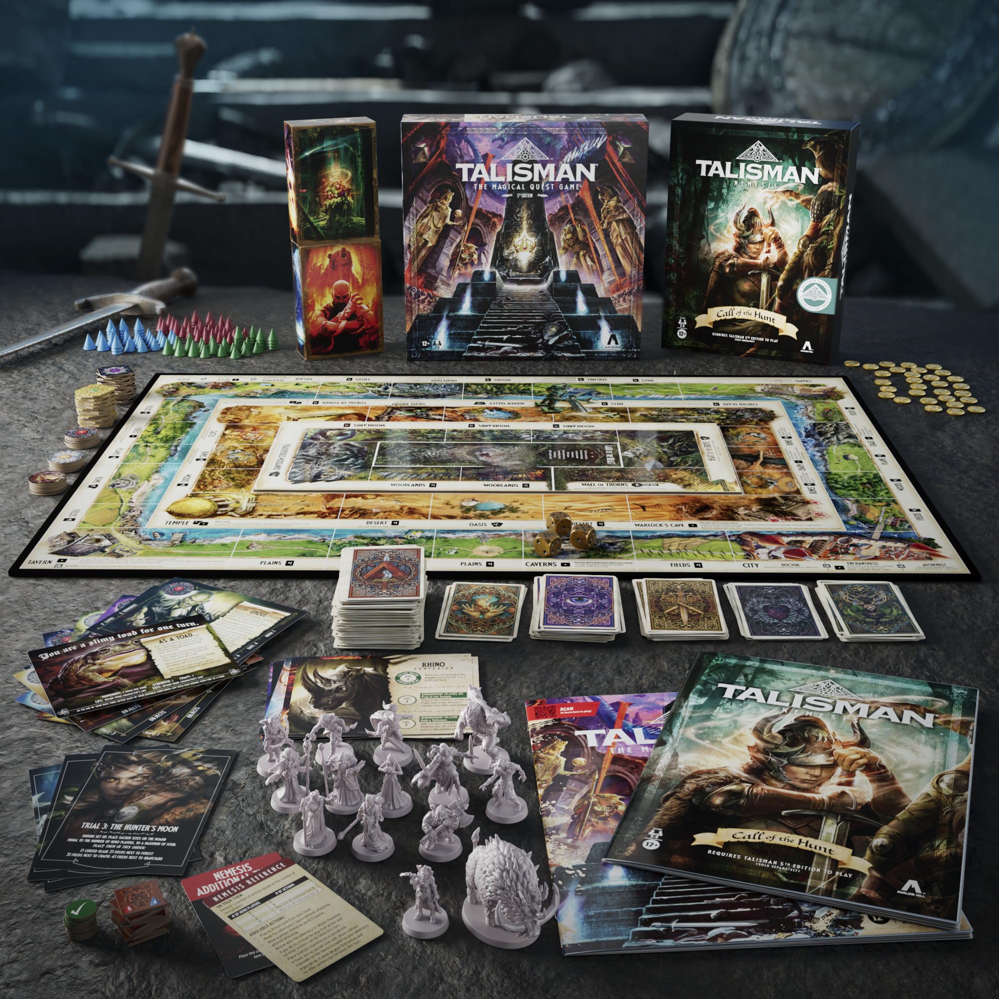 Avalon Hill Talisman Nemesis: Call of the Hunt Expansion Pack - Adventure Strategy Game - Ages 12+ - 3-6 Players - 60 mins - Image 13