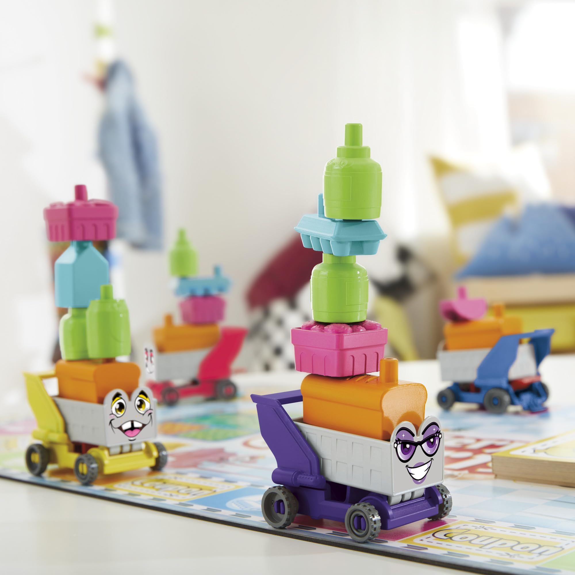 Grocery Go Karts Board Game for Preschoolers and Kids Ages 4 and Up, Building Game with Mini Groceries, Preschool Games for 2-4 Players - Image 11