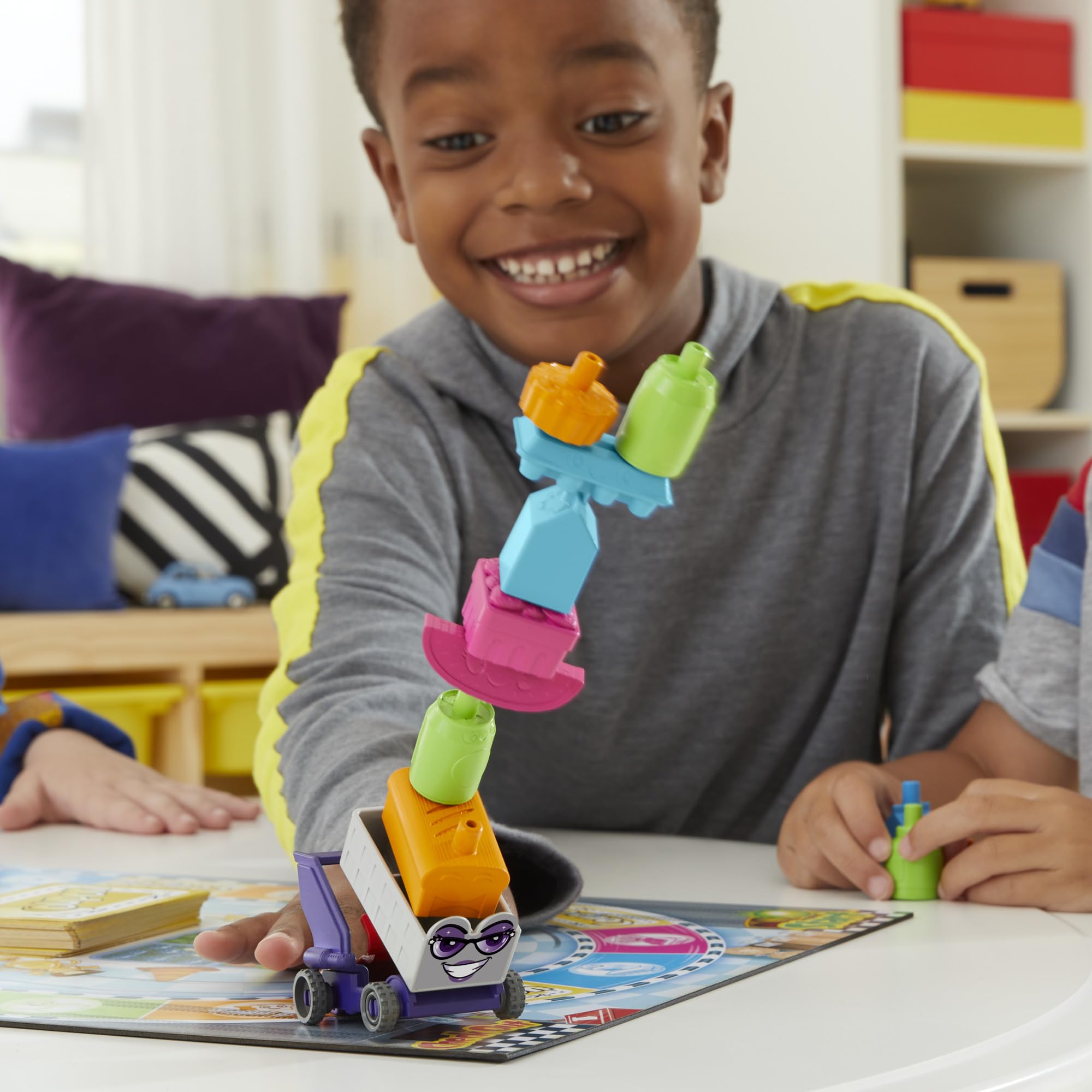Grocery Go Karts Board Game for Preschoolers and Kids Ages 4 and Up, Building Game with Mini Groceries, Preschool Games for 2-4 Players - Image 12