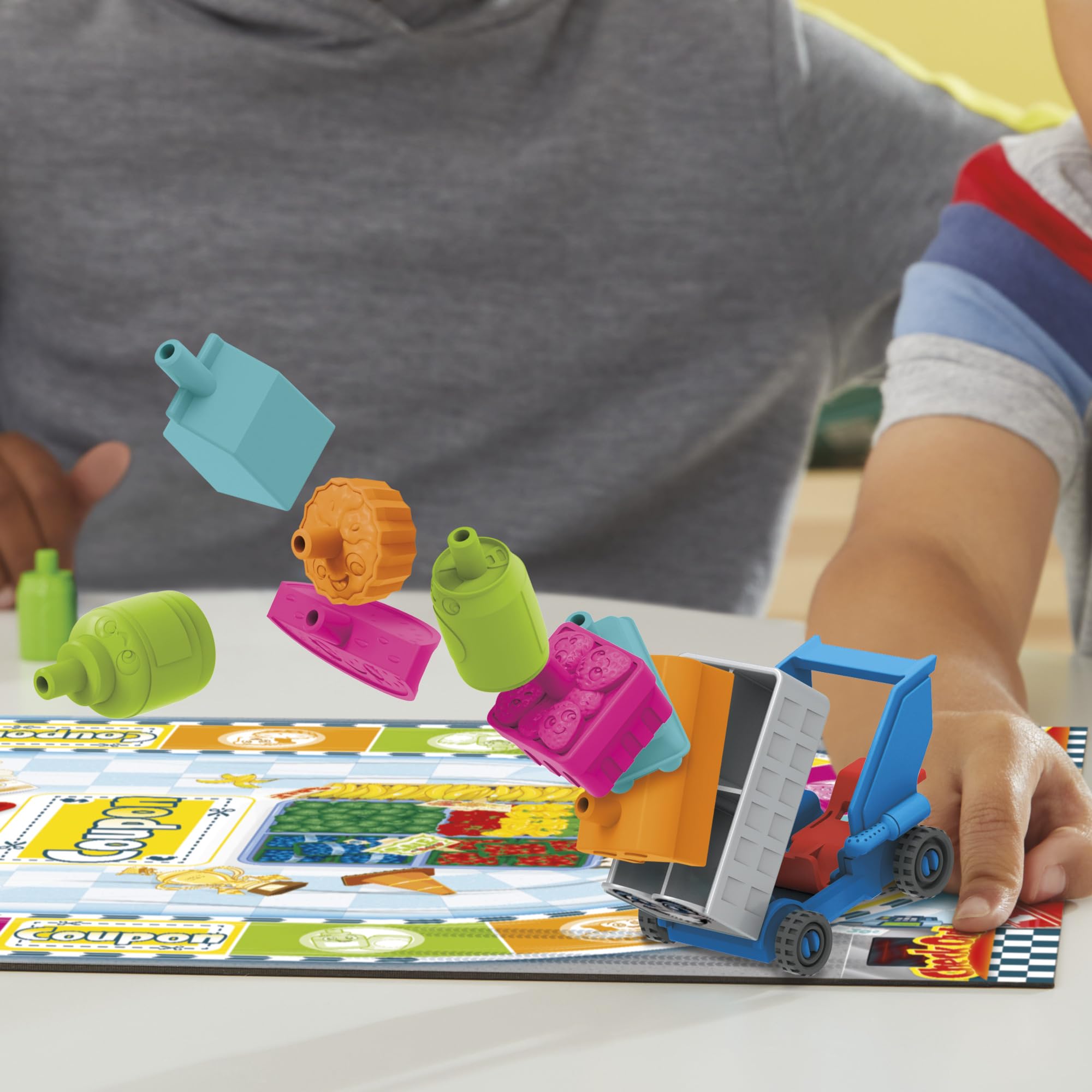 Grocery Go Karts Board Game for Preschoolers and Kids Ages 4 and Up, Building Game with Mini Groceries, Preschool Games for 2-4 Players - Image 6
