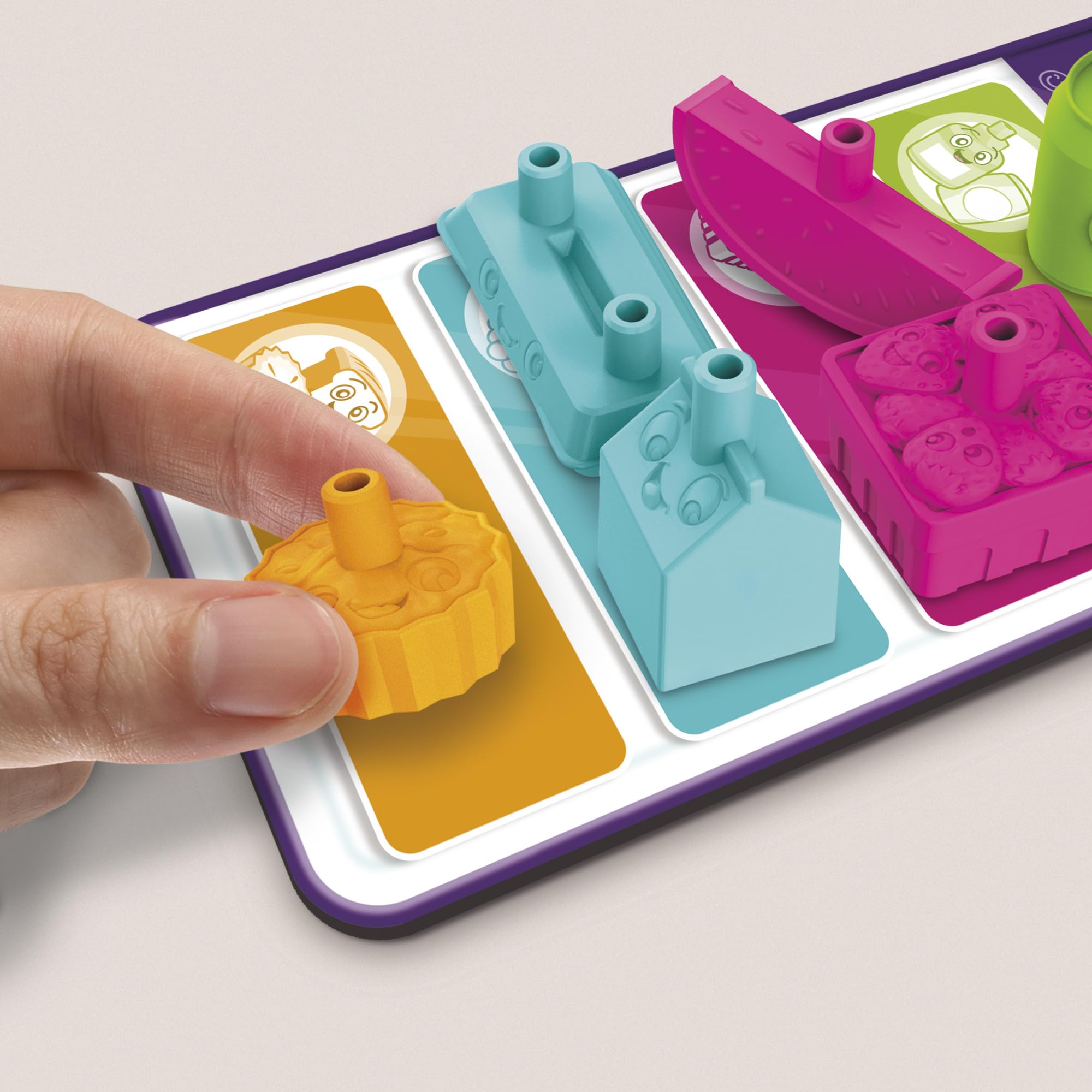 Grocery Go Karts Board Game for Preschoolers and Kids Ages 4 and Up, Building Game with Mini Groceries, Preschool Games for 2-4 Players - Image 7