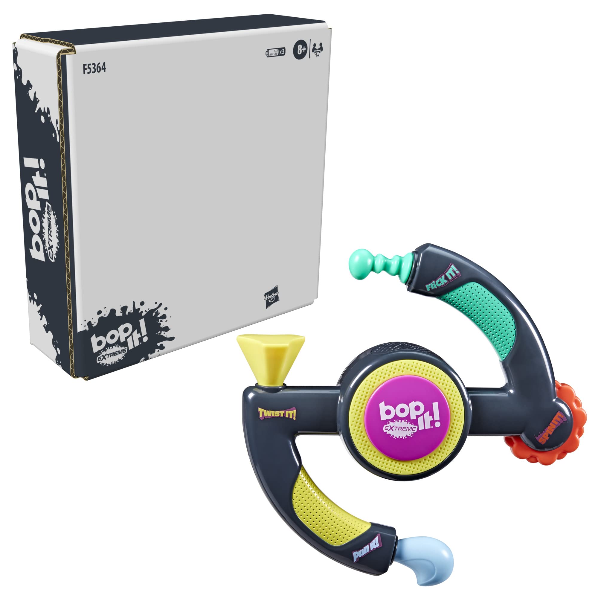 Hasbro Gaming Bop It Extreme Electronic Game for 1 or More Players, Fun Party Interactive Game for Kids Ages 8+, 4 Modes Including One-On-One Mode (Amazon Exclusive) - Image 3