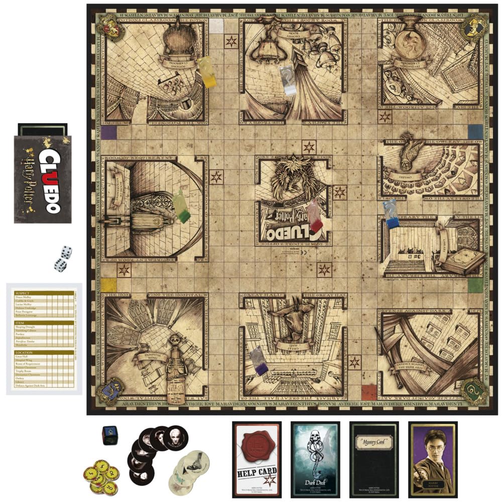 Hasbro Gaming Clue: Wizarding World Harry Potter Edition Board Game | Family Games for Kids, Teens, and Adults | Mystery Games | Ages 8 and Up | 3 to 5 Players - Image 4
