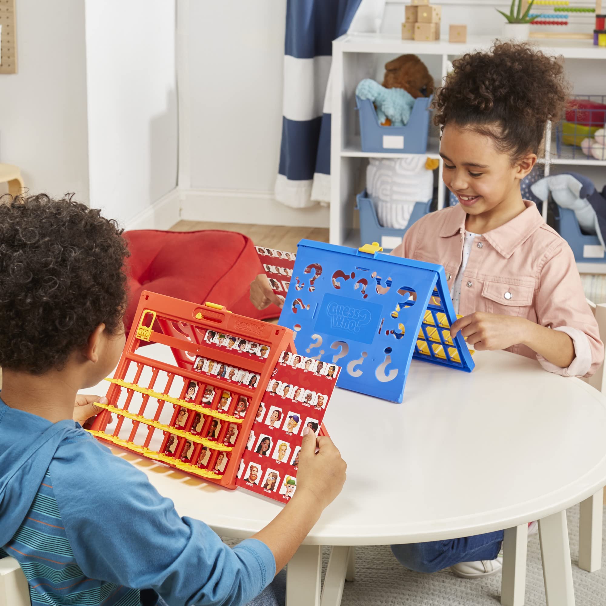 Hasbro Gaming Guess Who? Original,Easy to Load Frame,Double-Sided Character Sheet,2 Player Board Games for Kids,Guessing Games for Families,Ages 6 and Up - Image 10