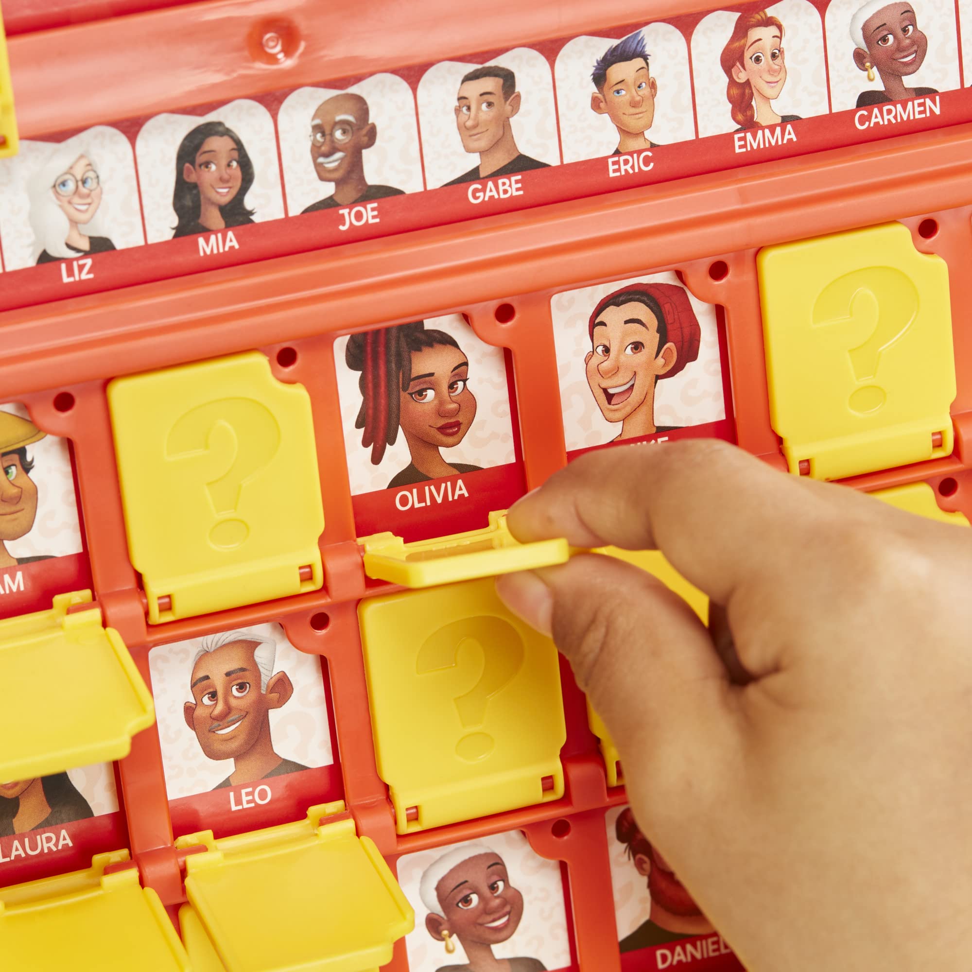 Hasbro Gaming Guess Who? Original,Easy to Load Frame,Double-Sided Character Sheet,2 Player Board Games for Kids,Guessing Games for Families,Ages 6 and Up - Image 3