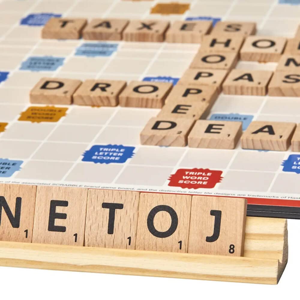 Hasbro Gaming Scrabble Board Game, Classic Word Games for Kids Ages 8 and Up, Fun Family Game for 2-4 Players, The Classic Crossword Game - Image 7
