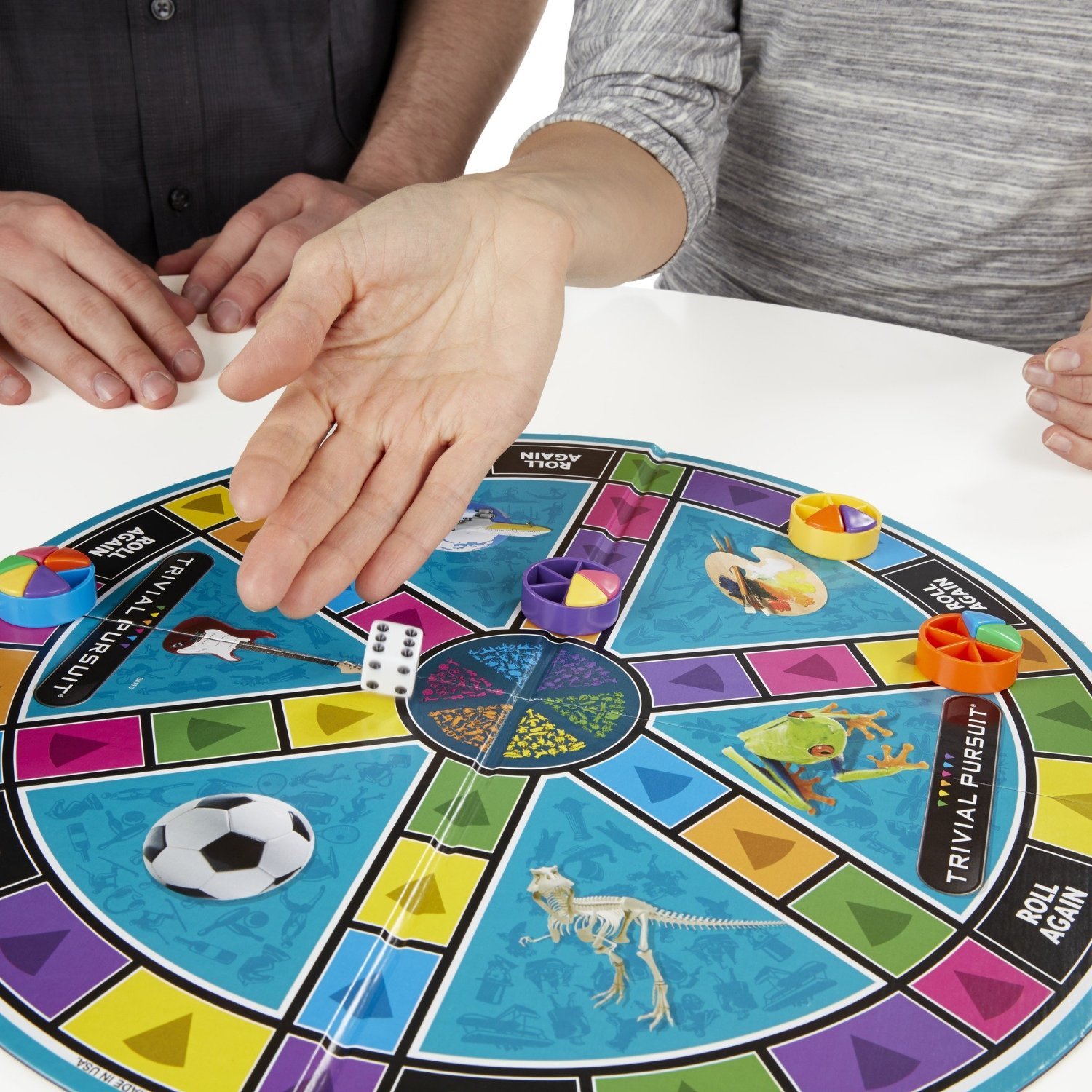 Hasbro Gaming Trivial Pursuit Game: Family Edition Board Game, Family Trivia Games for Adults and Kids, 2+ Players, Ages 8+ (Amazon Exclusive) - Image 5