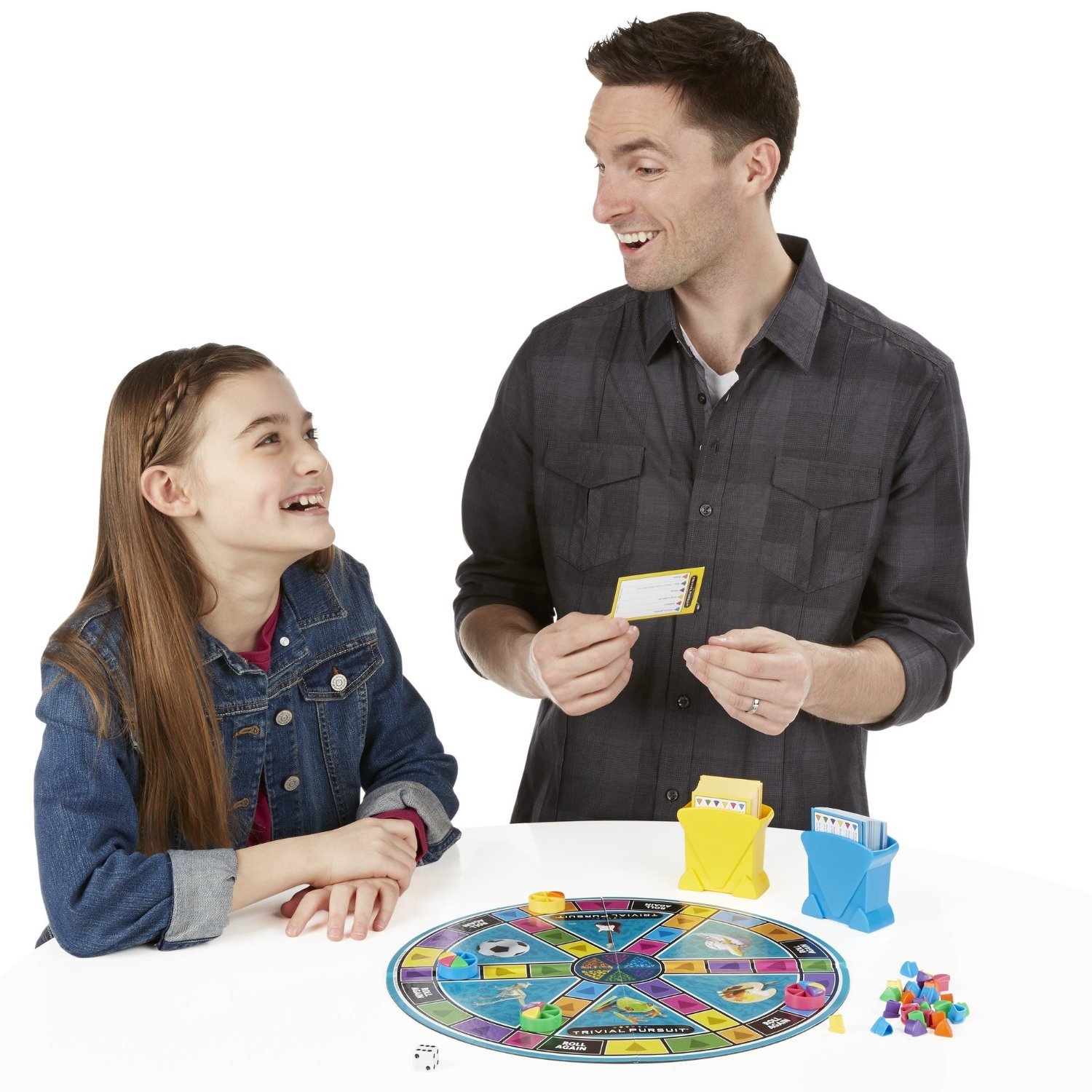 Hasbro Gaming Trivial Pursuit Game: Family Edition Board Game, Family Trivia Games for Adults and Kids, 2+ Players, Ages 8+ (Amazon Exclusive) - Image 8