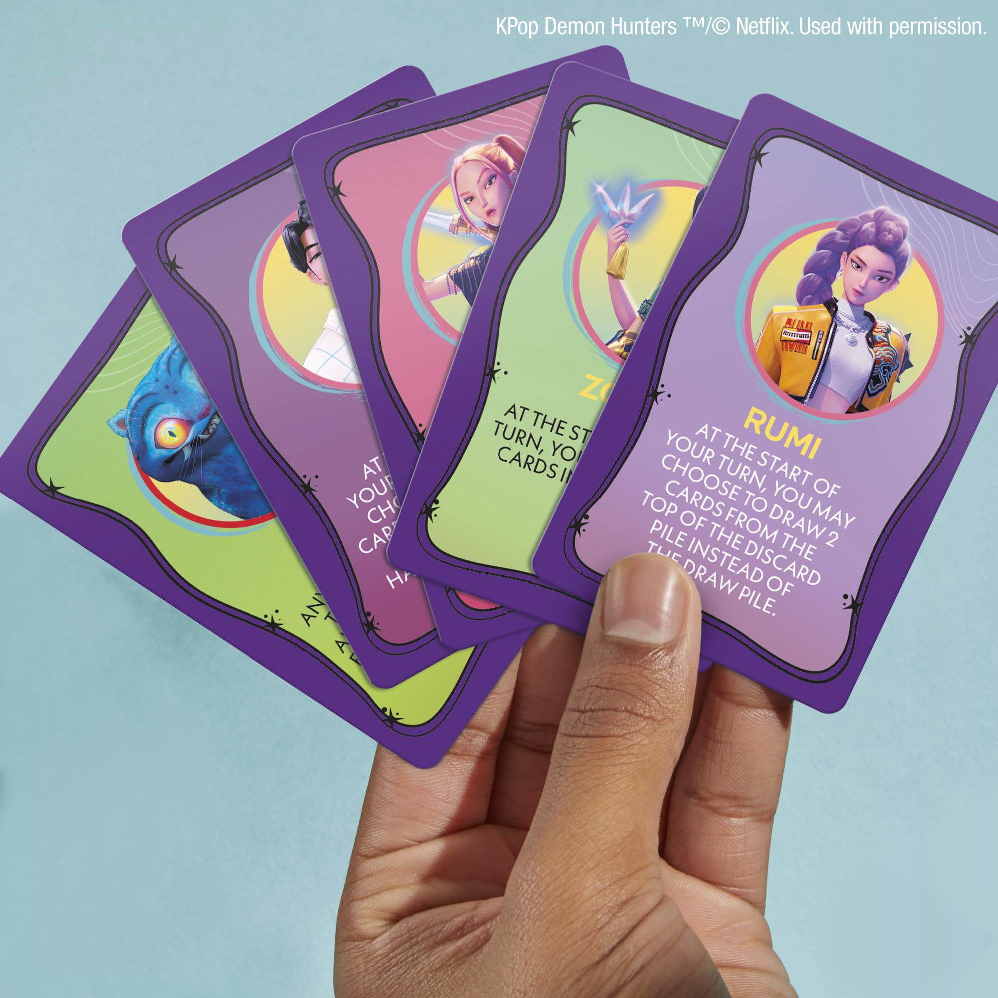 Monopoly Deal: Kpop Demon Hunters Card Game | Family Games for Kids, Tweens, Teens, and Adults | 2-5 Players | 15 mins. | Easter Gifts for Boys and Girls, Ages 8+ - Image 4