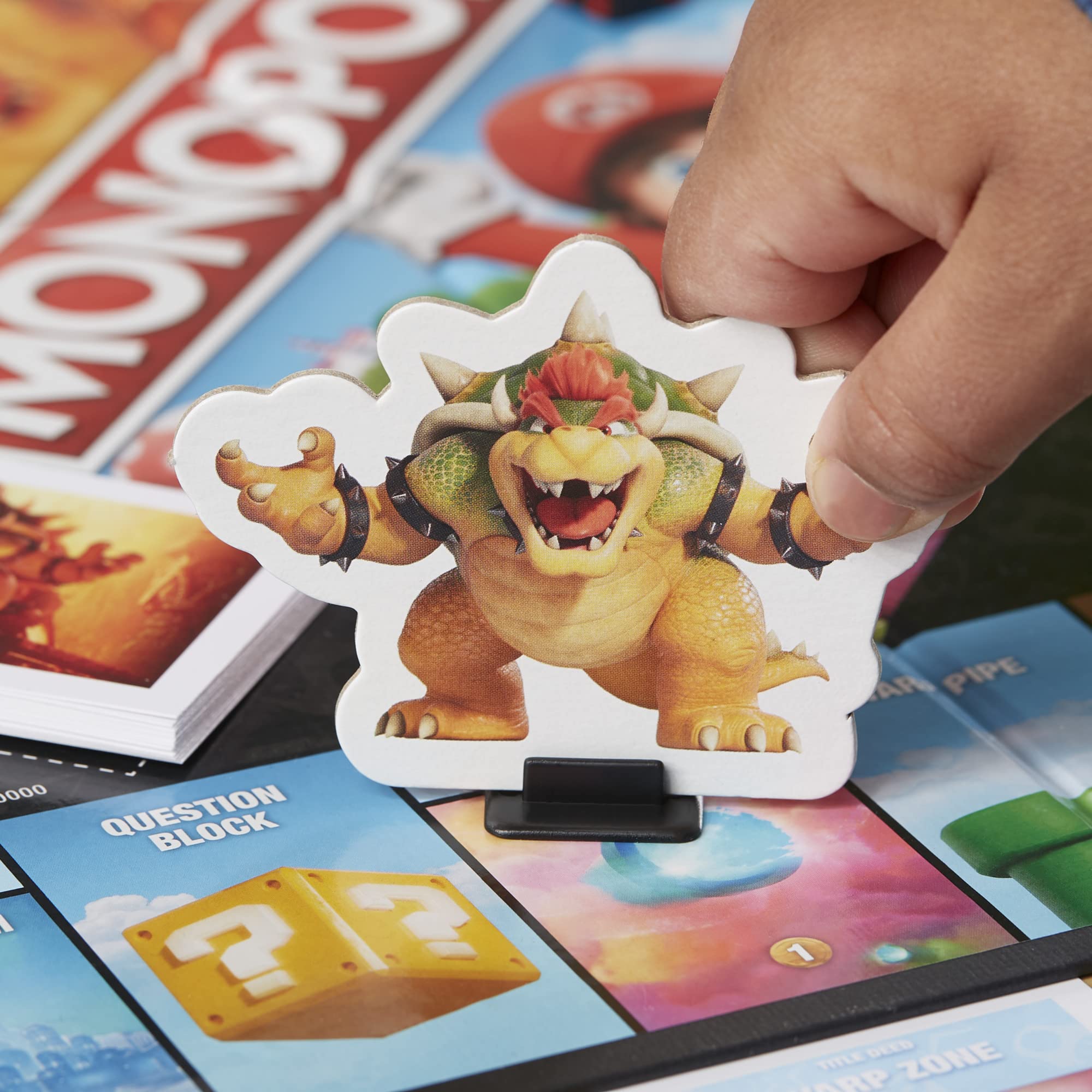 Monopoly The Super Mario Bros. Movie Edition Kids Board Game, Family Games for Super Mario Fans, Ages 8+ (Amazon Exclusive) - Image 4
